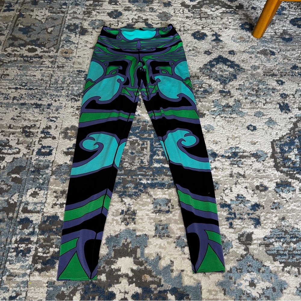 Eva Varro Vibrant Patterned Leggings